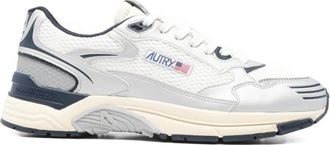 Autry Silver Lace Up Sneakers