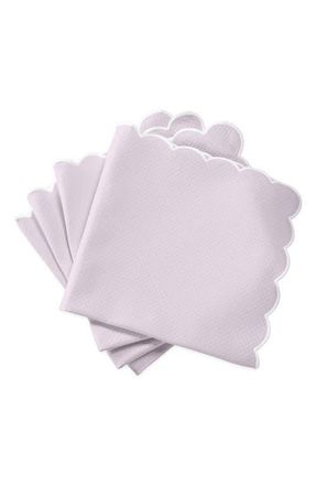 Matouk Savannah Gardens Set of 4 Napkins in Violet at Nordstrom