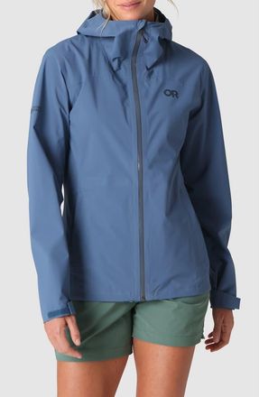 Outdoor Research Stratoburst Packable Rain Jacket in Skyline at Nordstrom, Size Xx-Large Regular