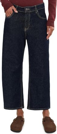 Free People Womens Deep Trance Dropped Boyfriend Jean, Rinse