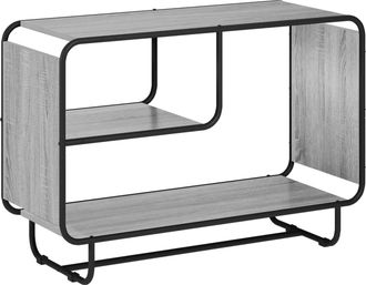 vidaXL Aparador Sonoma Gris 93.5 X 37.5 X 64.5 Cm Madera De Ingenier&iacute;a Vidaxl