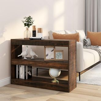 vidaXL Libreria/divisorio Rovere Fumo 100x30x72 Cm - Vidaxl