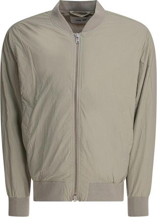 Nn.07 Lichtgewicht Bomberjack met Geribbelde Manchetten - Heren - Bomber jackets - Grijs - S - Jassen