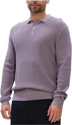 Saint Steve Gunther Polo - Heren - Polos - Paars - S - Katoen - Tops