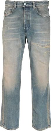 Diesel D-Macs 09N30 Jeans - Heren - Regular Fit Jeans - Blauw - W34 - Katoen - Jeans
