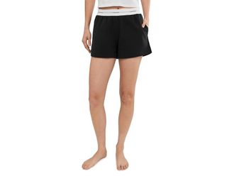 Calvin Klein Underwear Logo Cotton Jersey Logo Jersey Shorts Womens Clothing Black : MD (US 8-10) 4