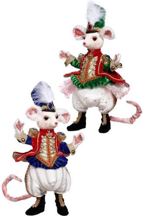 Mark Roberts Nutcracker Mouse, Set of 2 in White at Nordstrom