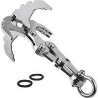 OEM Gancho Plegable Para Exteriores, Garra De Rescate Para Escalada Y Monta&ntilde;ismo, Herramienta Multifuncional De Acero Inoxidable (1 Pieza) - Crezuo