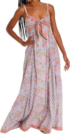 Allison New York Martina Maxi Dress In Blue Coral Floral