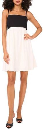 Halogen Colorblock Babydoll Dress in New Ivory at Nordstrom Rack, Size Xx-Large