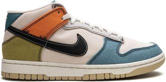 Nike Dunk Mid Pale Ivory/Multicolor sneakers - unisex - Canvas/Rubber/Fabric - 12.5 - White
