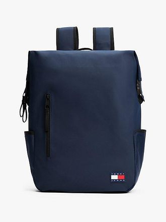 Tommy Hilfiger Mesh Back Rubberised Logo Backpack