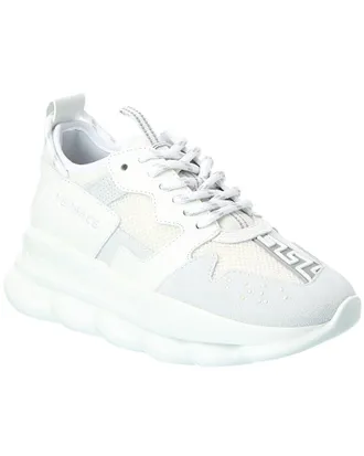 Versace Leather & Mesh Sneaker