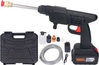 Elle Pistola Limpiaparabrisas Port&aacute;til De Alta Presi&oacute;n Para Lavar Coches Sin Cables, Limpiar Suelos Y Regar Plantas. Enchufe Europeo De 100-240 V