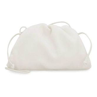 Bottega Veneta Mini Leather Pouch with Snap Closure