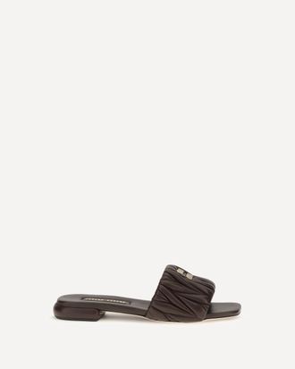 Miu Miu Sandali in nappa matelass&eacute; Woman 36