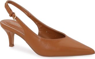 Berness Clarabelle Pointed Toe Slingback Pump in Camel at Nordstrom Rack, Size 7.5