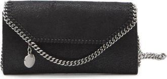 Stella McCartney Falabella Wallet-On-Chain - Dames - Schoudertassen - Zwart - ONE Size - Polyester - Tassen