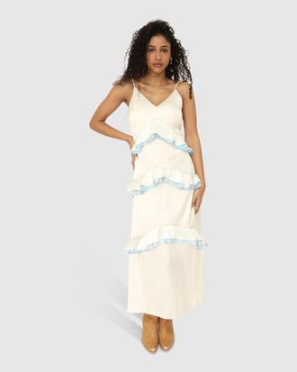 Belle & Bloom Lovely Day Ruffle Maxi Dress