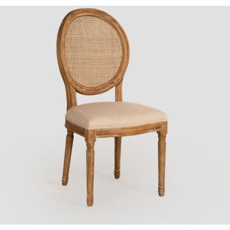 Sklum Sklum - Silla De Comedor En Rejilla Y Tapizada Sunna