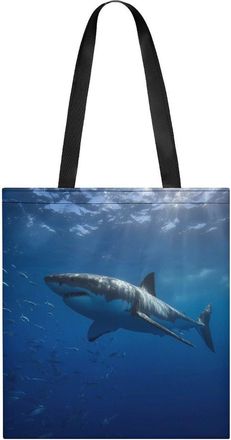 Generic Shark Tote Bag for Women Men Shoulder Bags Purses Pouch Handbags