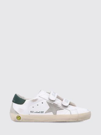 Golden Goose Old School Sneakers in Distressed Leather