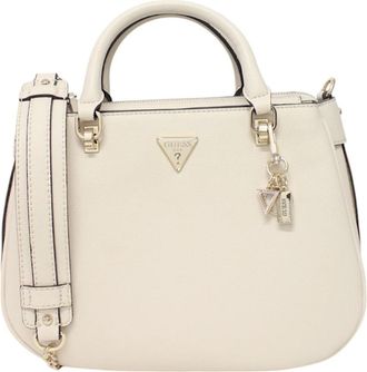 Guess Fedora Handtas - Dames - Handtassen - Wit - ONE Size - Leer - Tassen