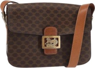 Celine Pre-owned Canvas celine-bags - Dames - Vintage Schoudertas - Bruin - ONE Size - Vintage