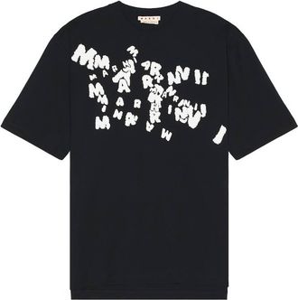 Marni Chaos Graphic Print Cotton T-Shirt