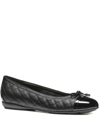 Geox Gewatteerde ballerinas - Zwart