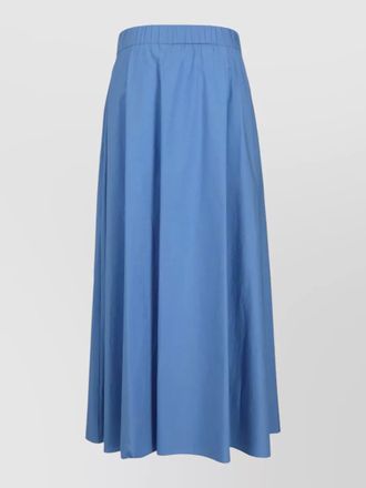 Parosh flared skirt soft silhouette design
