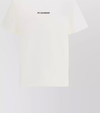 Jil Sander cotton logo print t-shirt