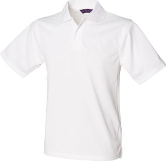 Henbury Coolplus Polo Shirt Colour:White Size:XL