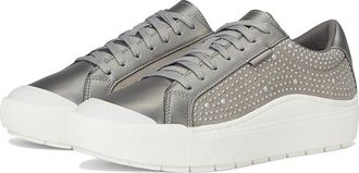 Dr. Scholls Time Lace-Up Shoes Womens Shoes Pewter Metallic Pearls : 9.5 M, Faux Leather
