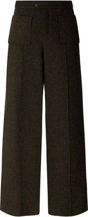 SOEUR Harry patch-pocket wool trousers - Brown
