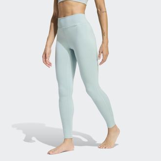 adidas Trainingstights ADIDAS PERFORMANCE ALL ME ESSENTIALS FULL-LENGTH LEGGINGS, Damen, Gr. XXL, N-Gr, wonder sage, wonder sage, normal, gr., Obermaterial: 