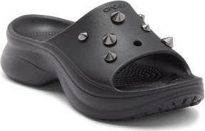 Crocs Bae Studded Slide Sandal in Black at Nordstrom Rack, Size 7 Womens / 5 Mens