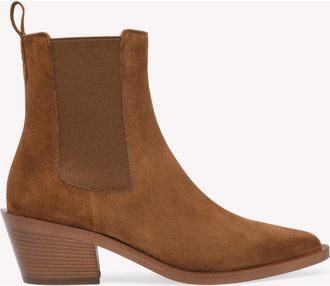 Gianvito Rossi Wylie Boots in Brown at Nordstrom, Size 34.5