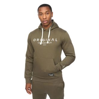 Crosshatch Mannen Jamals Hoodie (Donkergroen)