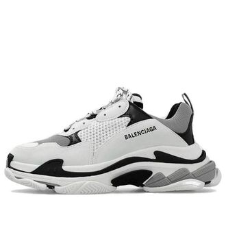 Balenciaga (WMNS) Balenciaga Triple S White Grey 524039W2FW51112