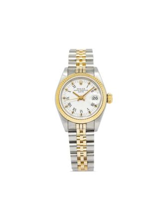 Rolex Orologio Date 26mm Pre-owned - Bianco