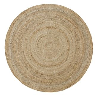 Maisons du monde Alfombra redonda de yute beige D. 150 cm