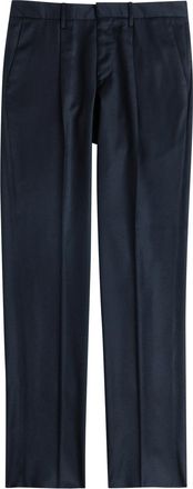 Lardini Wool and Cashmere-blend Trousers - Navy - 54 (W38 / Xxl)