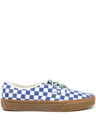 Vans checked canvas sneakers - men - Rubber/Fabric/Canvas - 11 - White