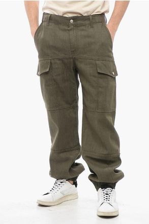 Alexander McQueen Cotton Cargo Pants with Cuffs size 50