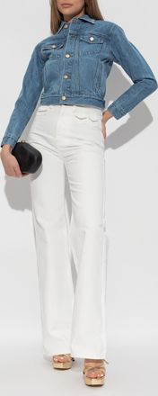 Cult Gaia Denim Jacket Jamil, Womens, Blue