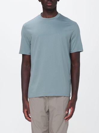 Emporio Armani T-shirt basic in cotone con Eagle