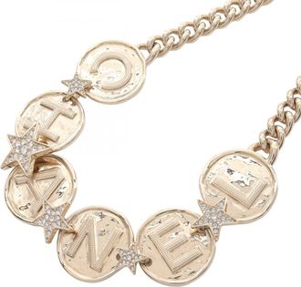 Chanel gold Clear gold Plating Necklace (Pre-Owned)