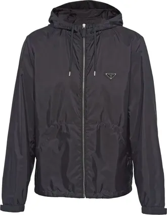Prada Re-Nylon Hooded Zipper Jacket