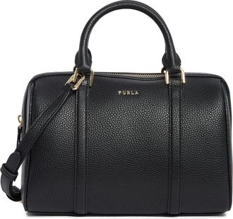 Furla Mia Lissa Small Leather Boston Bag in Nero at Nordstrom Rack